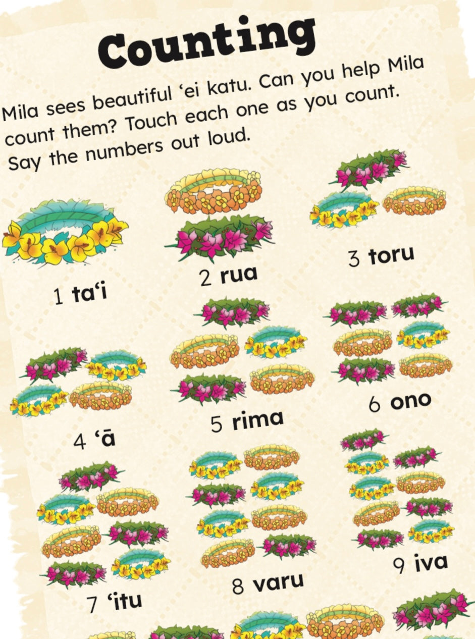 PRE-ORDER: Mila’s Cook Islands Adventure: Cook islands’ Māori Language Activity Book